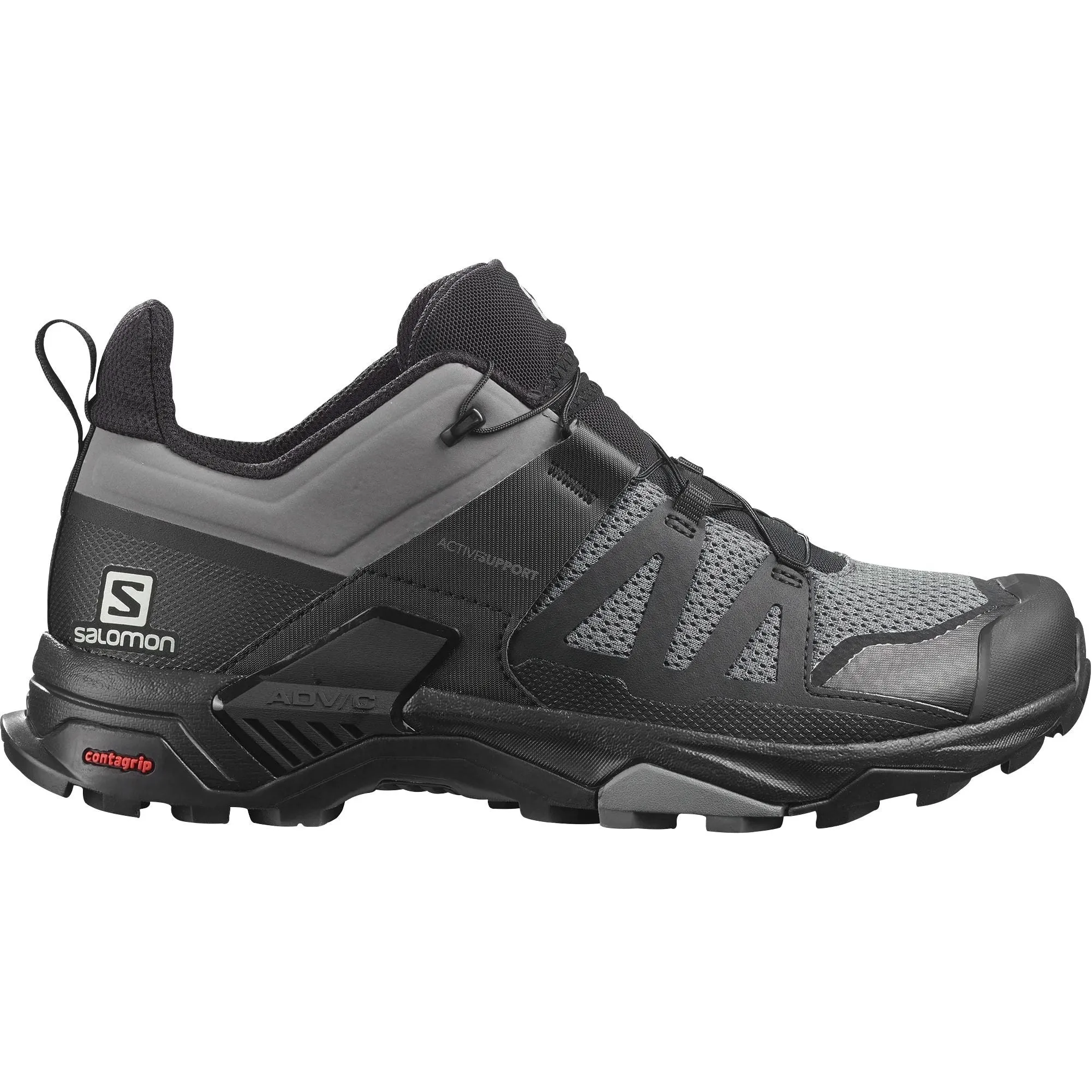 Trail Cushioning Backpack Ready Salomon X Ultra 4 Mens Walking Shoes - Grey