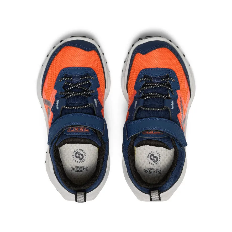 Little Kids' Zionic Waterproof Shoe  |  Naval Academy/Scarlet Ibis Built to hold its shape under prolonged wear
