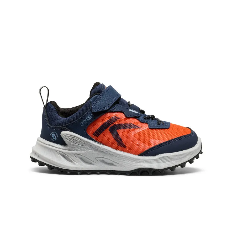 Cushioned Endurance Support Little Kids' Zionic Waterproof Shoe  |  Naval Academy/Scarlet Ibis