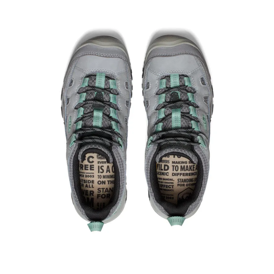 Sport Recovery Women's Targhee IV Vented Hiking Shoe  |  Alloy/Granite Green