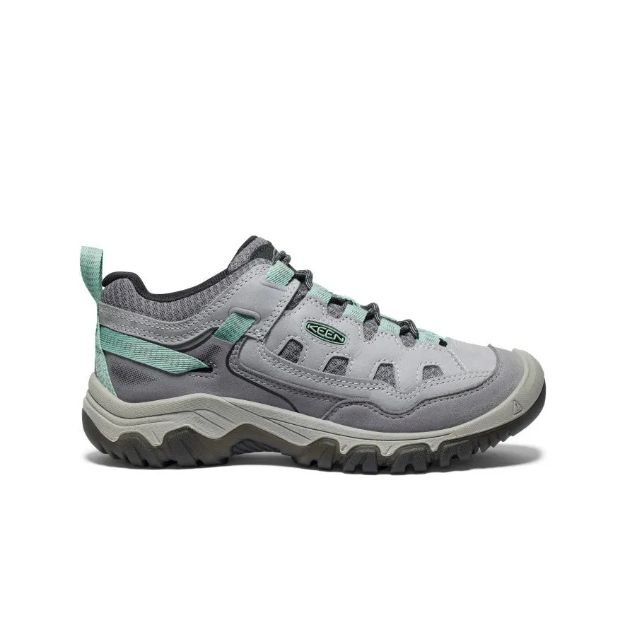 Sole Flex Motion Frame Women's Targhee IV Vented Hiking Shoe  |  Alloy/Granite Green