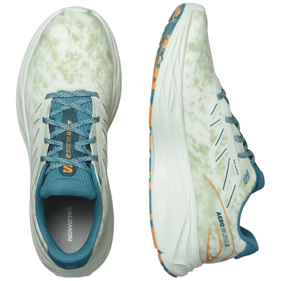 Salomon Men's Aero Glide 2 Running Shoes in Aqua/Tahitian Tide/Bird Of Paradise fishing shoes