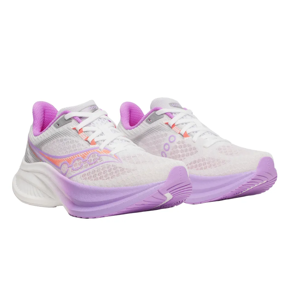 Saucony Women's Endorphin Speed 5 Running Shoes in White/Crocus - Online Exclusive Heat - resistant