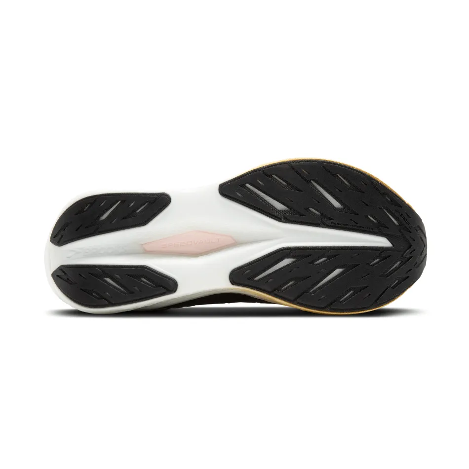 Brooks Women's Hyperion Max 2 Running Shoes in Black/Gold/Pink SS25 bulky - design shoes sports running gear
