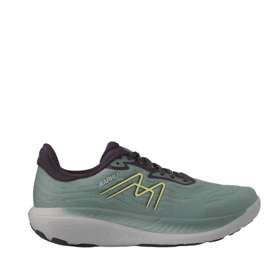 Karhu Men's Ikoni 3.0 Running Shoes in Green Milieu/Dusty Yellow SS25 competitive runners Half - size down