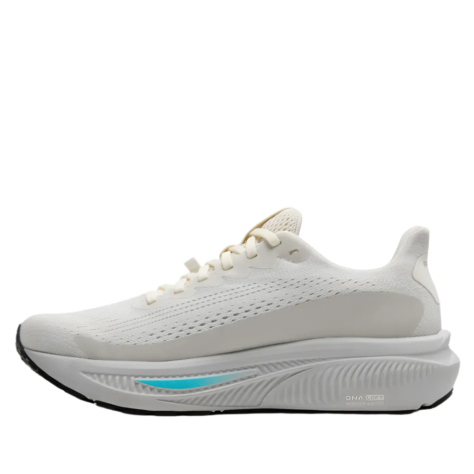 endurance runners Pro - grade Brooks Women's Ghost 17 GTX Running Shoes in Coconut/Oyster/Blue AW25
