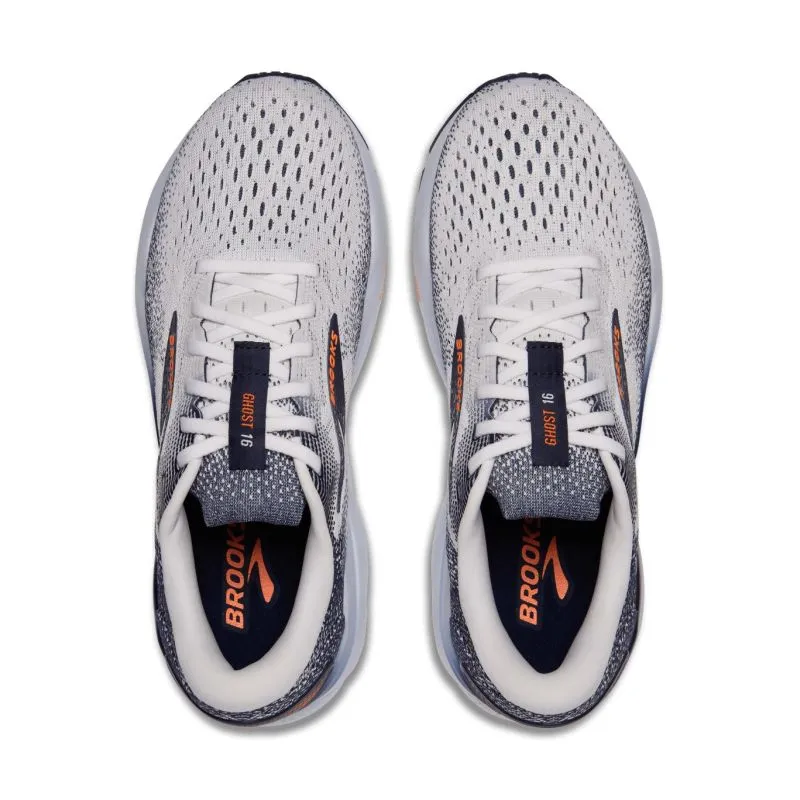Brooks Ghost 16 D Mens Running Shoes running in a ski resort area shoes