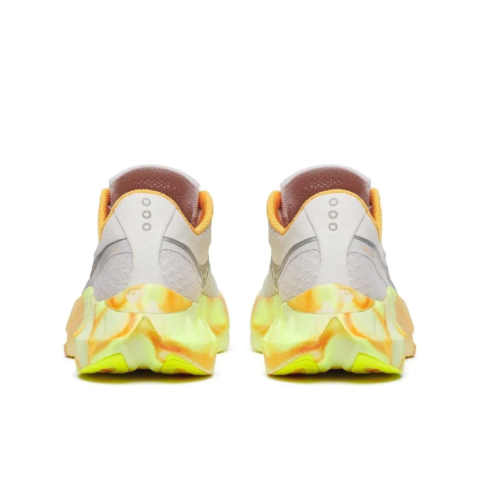 rainy running Leather - Upper Saucony Women's Endorphin Pro 4 Running Shoes in Fog/Peel SS25