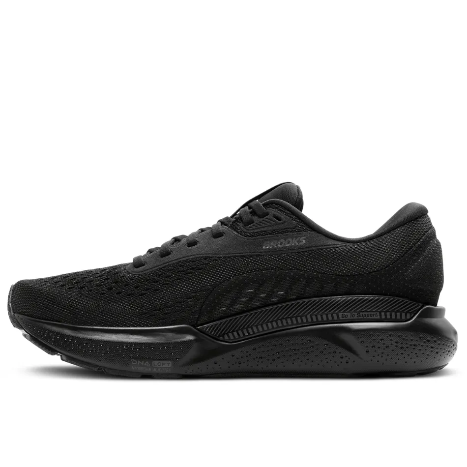 heritage - brand shoes Brooks Women's Adrenaline GTS 24 Running Shoes in Black/Black/Ebony SS25