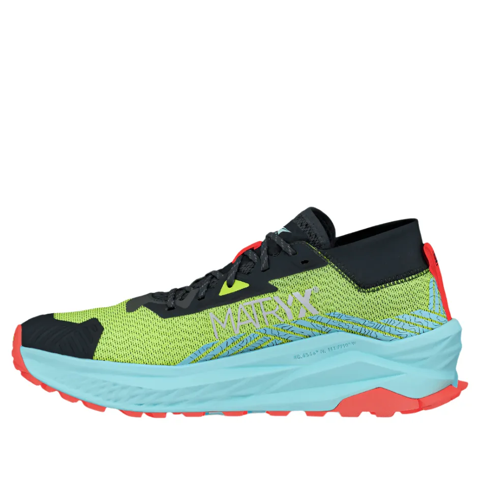 Altra Men's Olympus 275 Trail Running Shoes in Black/Yellow AW25 shooting shoes