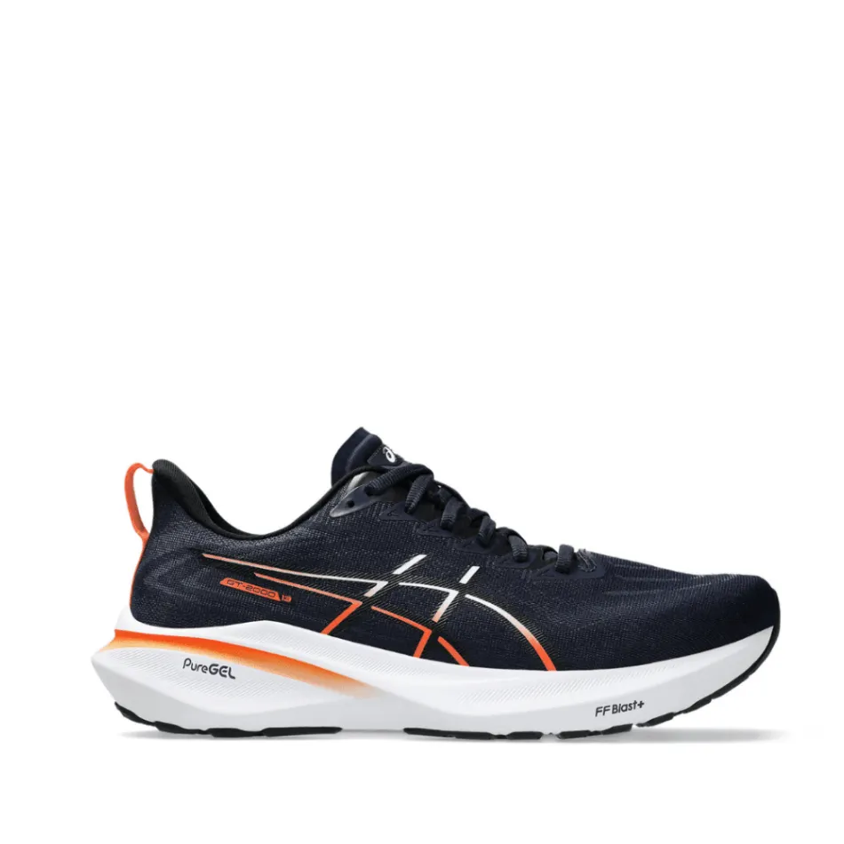 ASICS Men's GT 2000 v13 Running Shoes in Midnight/Black SS25 wide-fit shoes fall shoes
