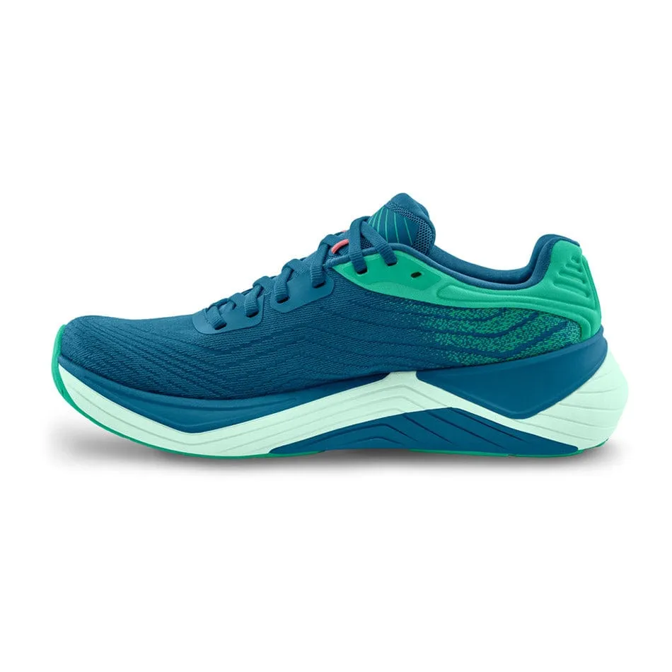 Topo Women's Ultrafly 5 Running Shoes Blue/Aqua AW24 Reebok Floatride youth appeal