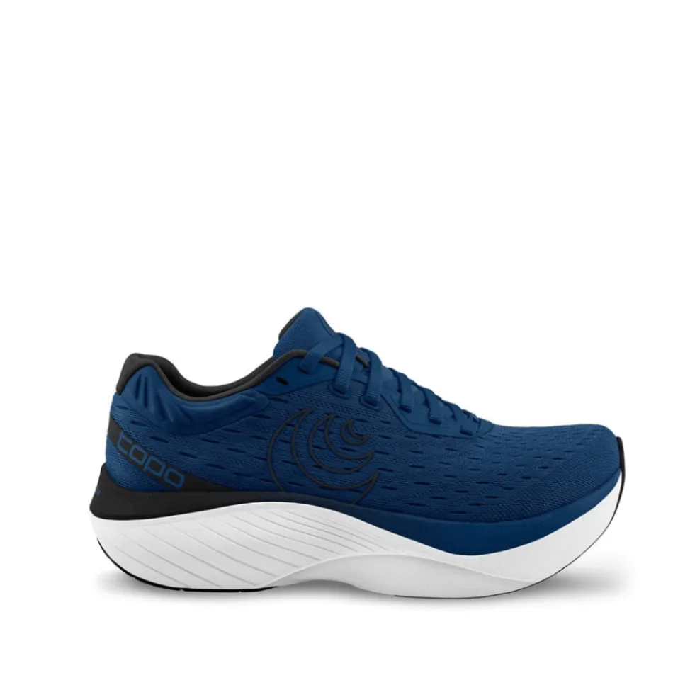 Topo Atmos Men's Running Shoes Navy/White AW24 reinforced - structure shoes