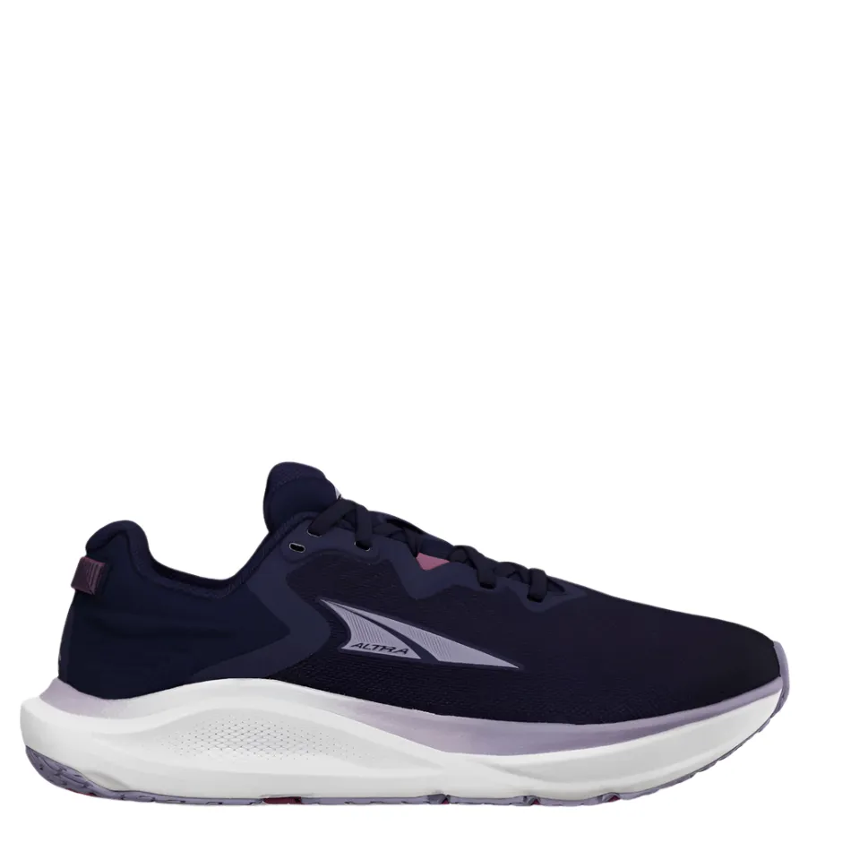 Altra Women's Paradigm 8 Running Shoes in Navy AW25 antifungal shoes running shoes for trail races