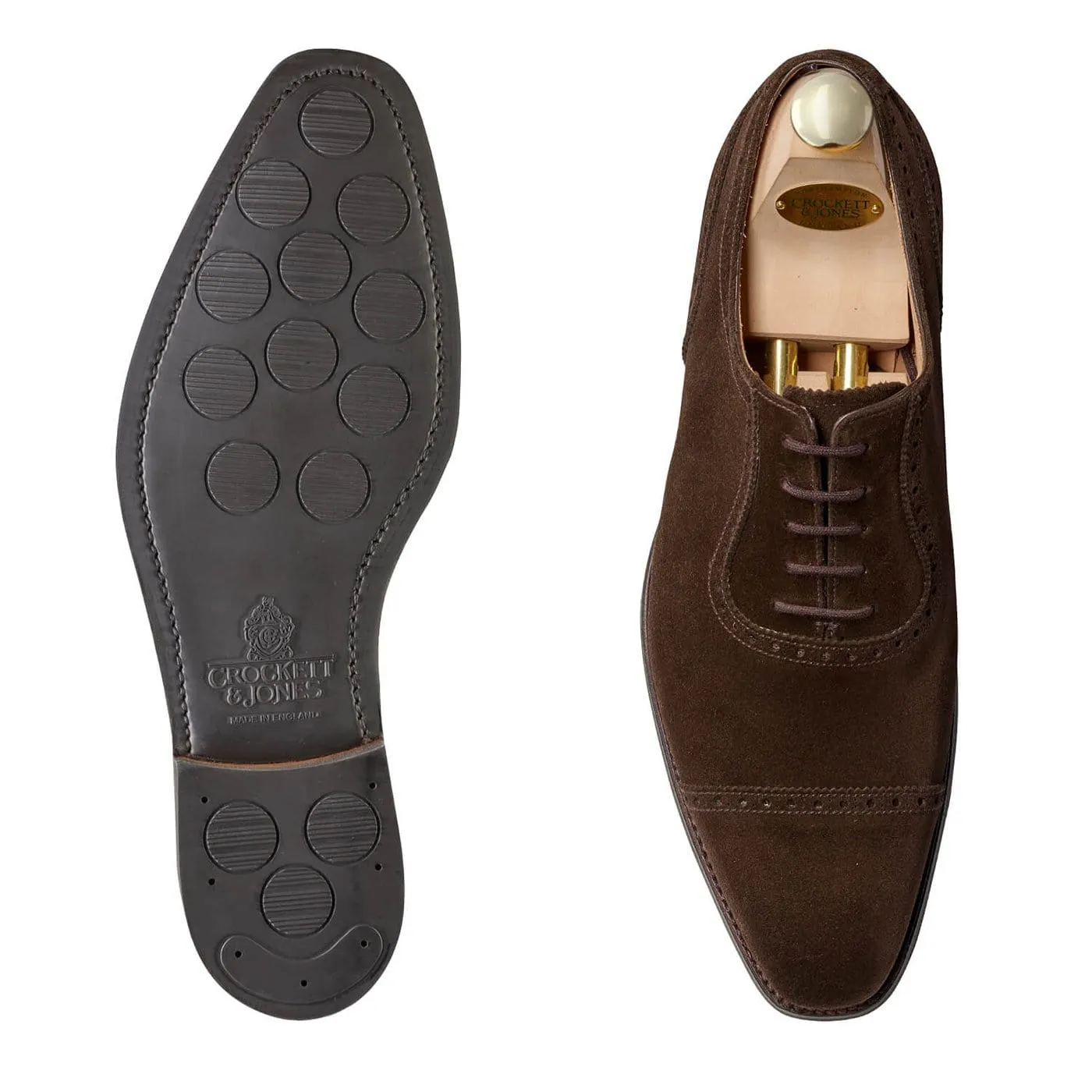 Westbourne Dark Brown Calf Suede Timeless Walk Versatile Wear