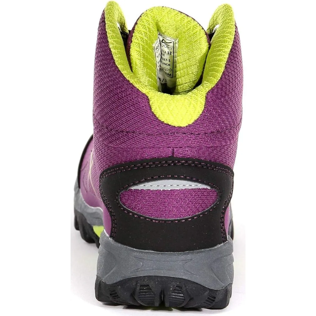 Regatta Kota Mid Junior Waterproof Walking Boots - Purple Firm support