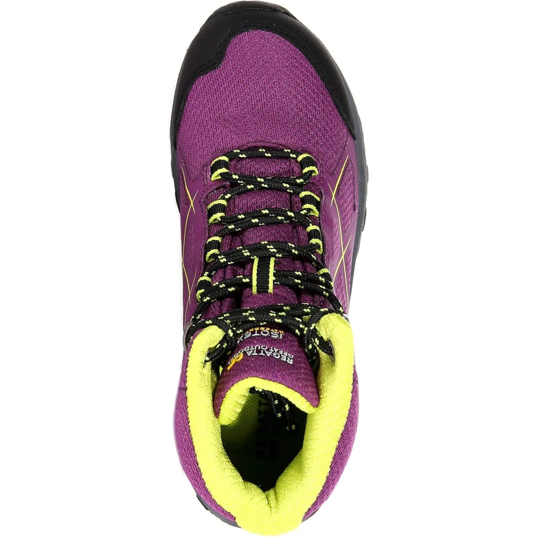 Outdoor Adventure Support Regatta Kota Mid Junior Waterproof Walking Boots - Purple