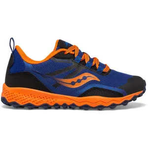 Saucony Peregrine 12 Shield Junior Trail Running Shoes - Navy Custom Fit