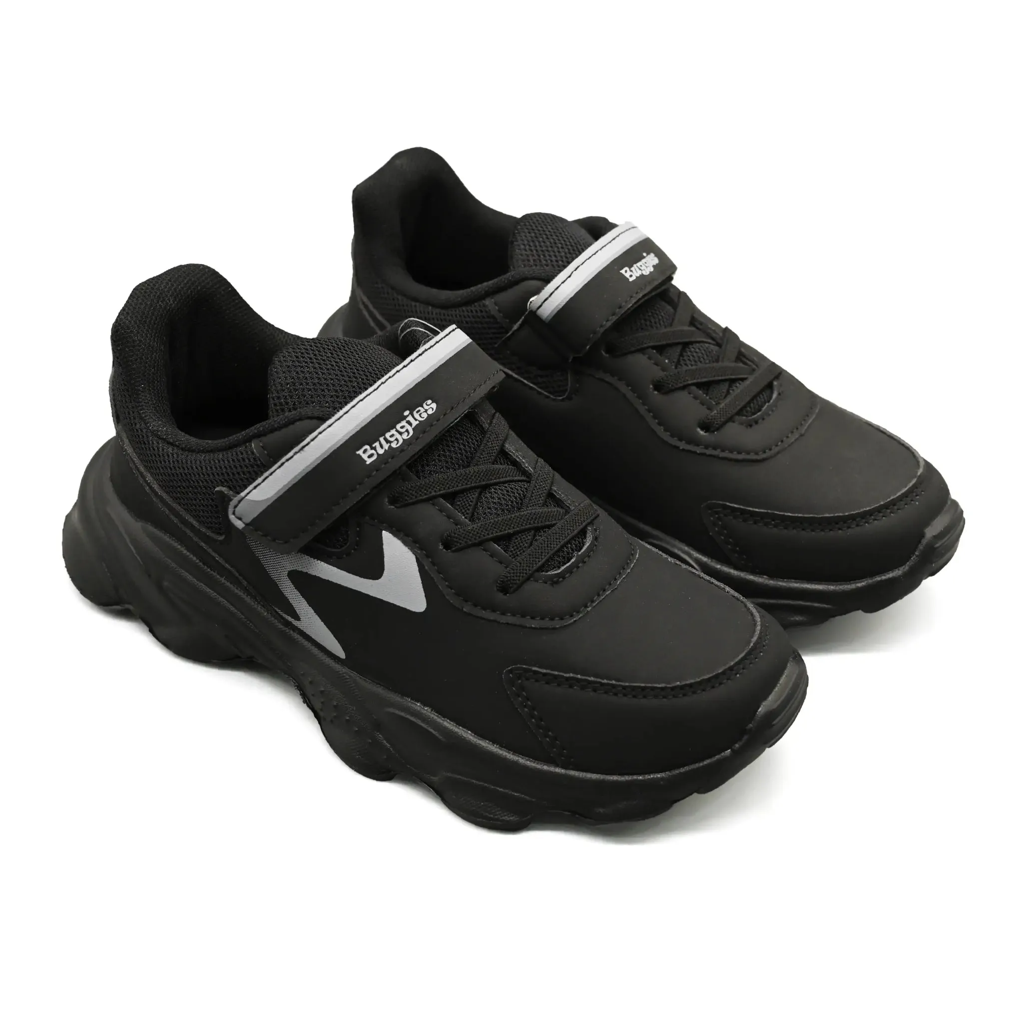 Storm Jog Buggies Enzo Kids Shoes - Black