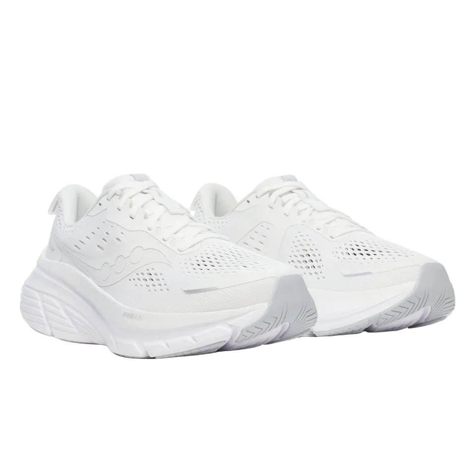 Nubuck incline running shoes Saucony Men's Guide 18 Running Shoes in Ivory - Online Exclusive