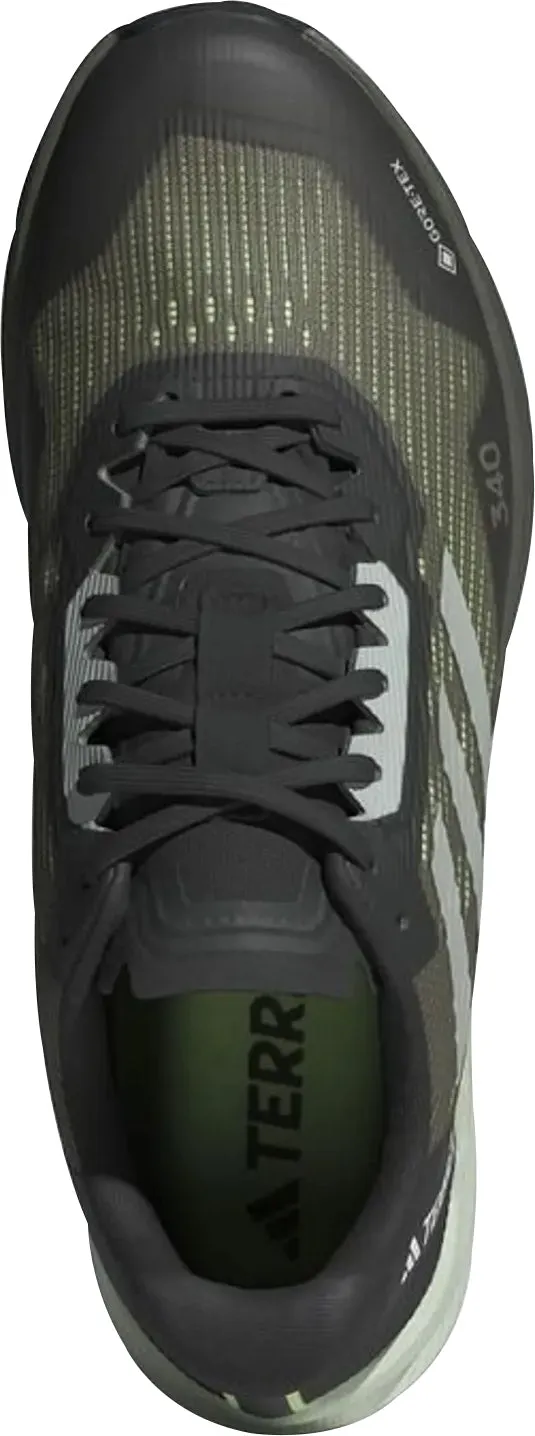 Comfort Breathability adidas Terrex Agravic Flow 2 GORE-TEX Mens Trail Running Shoes - Green