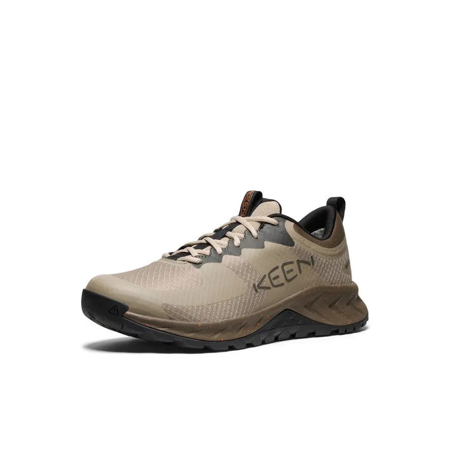Men's Versacore Waterproof Shoe  |  Brindle/Gold Flame Seamless overlays reduce friction during repetitive motion Durability tested for repeated high-impact performance