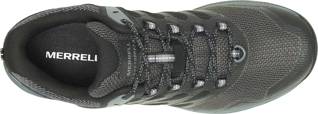 Breathable Support Motion Smooth Merrell Nova 3 GORE-TEX Mens Trail Running Shoes - Black