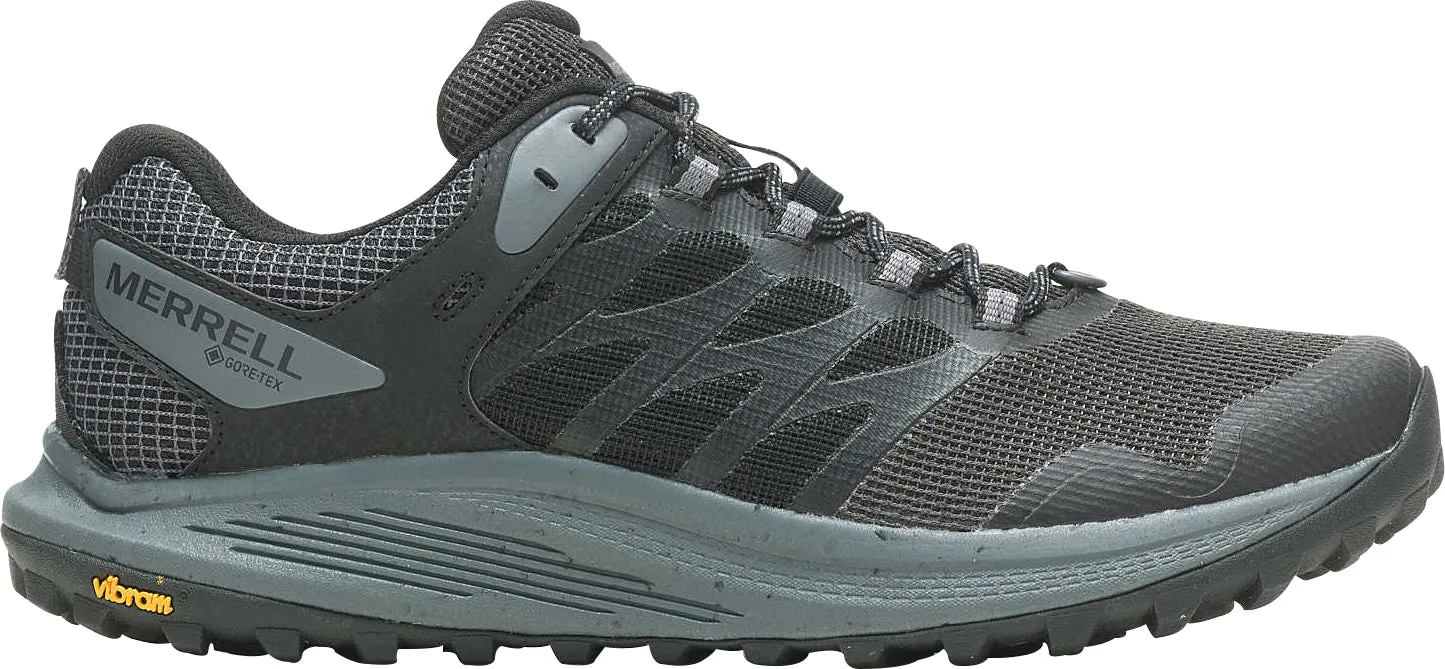 Running Park Tread Pattern Merrell Nova 3 GORE-TEX Mens Trail Running Shoes - Black
