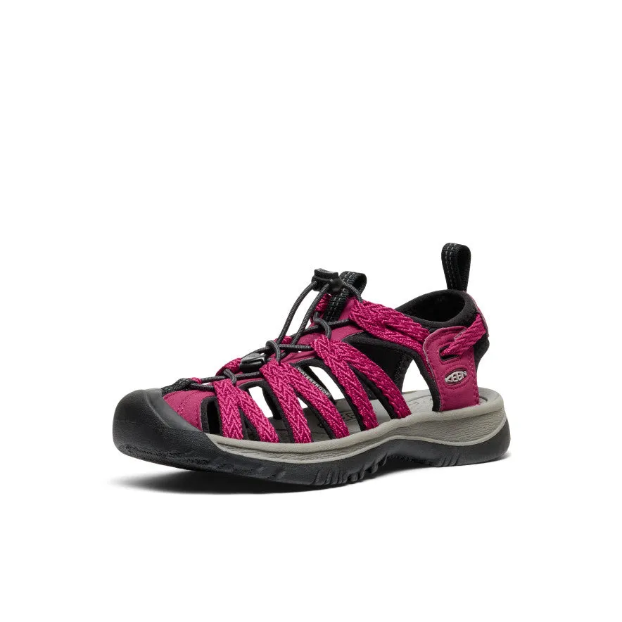 Light Step Women's Whisper  |  Beaujolais/Black