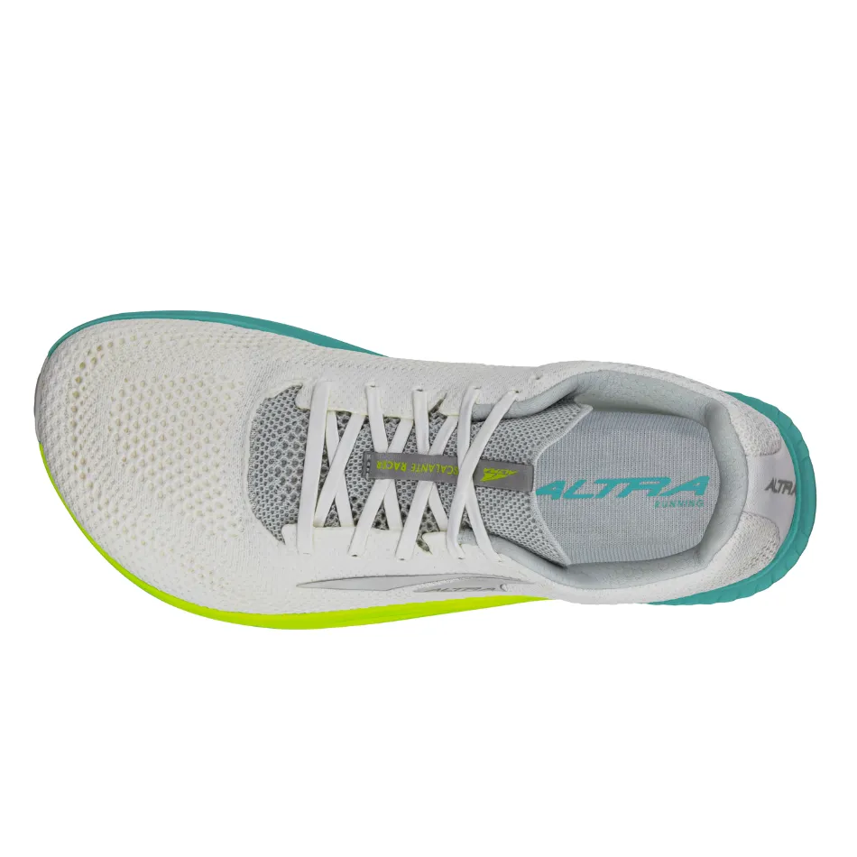 fitness accessories Secure lockdown Altra Men's Escalante Racer 2 Running Shoes in White/Lime AW25