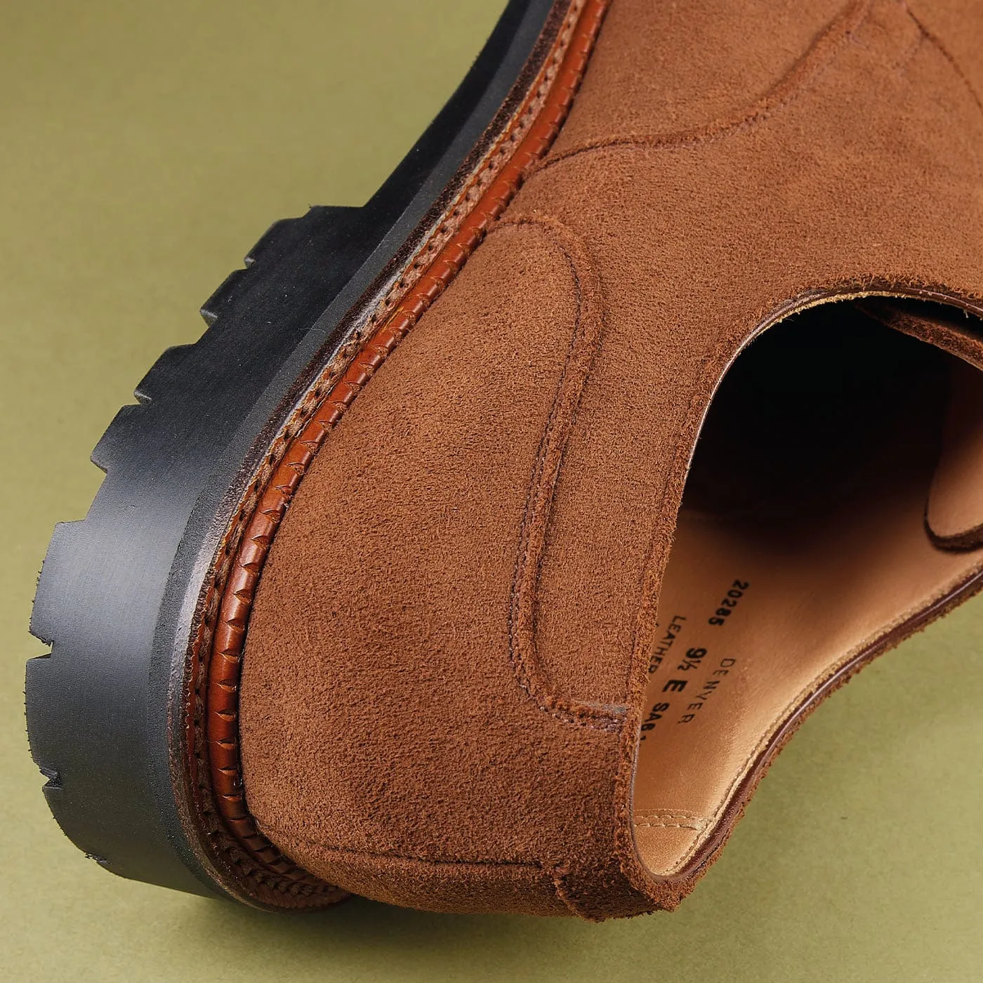 Refined Daily Effortless Step Denver Tobacco Deer Skin Suede