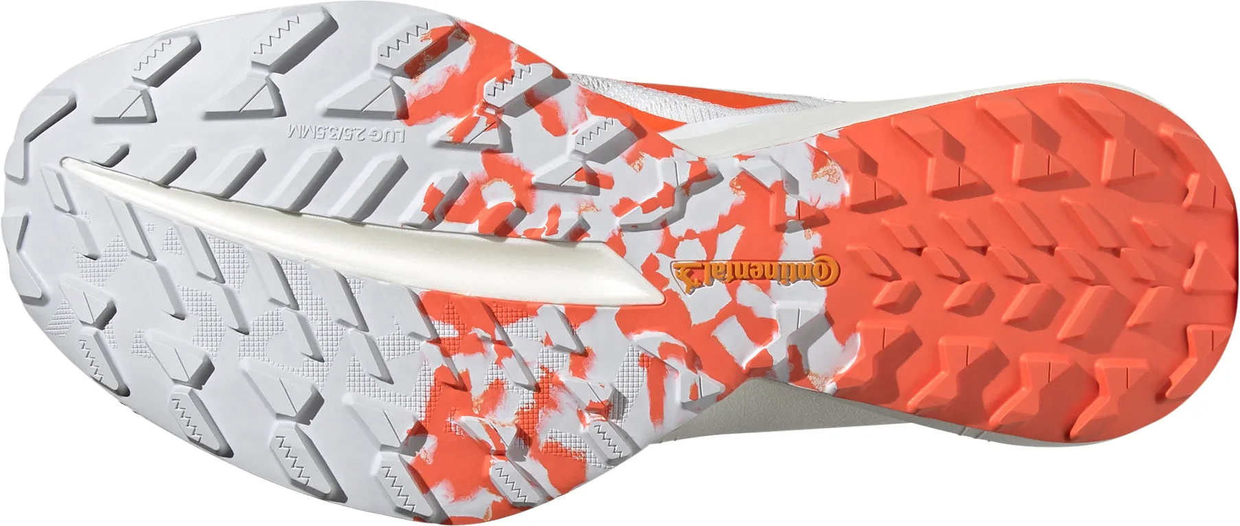 Form-fitting shape helps minimize distraction while moving Foam blend offers plush feel without bulkiness adidas Terrex Agravic Speed Ultra Mens Trail Running Shoes - White
