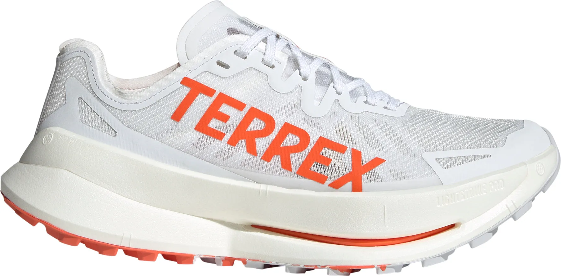 Speed Walk Tough Material adidas Terrex Agravic Speed Ultra Mens Trail Running Shoes - White