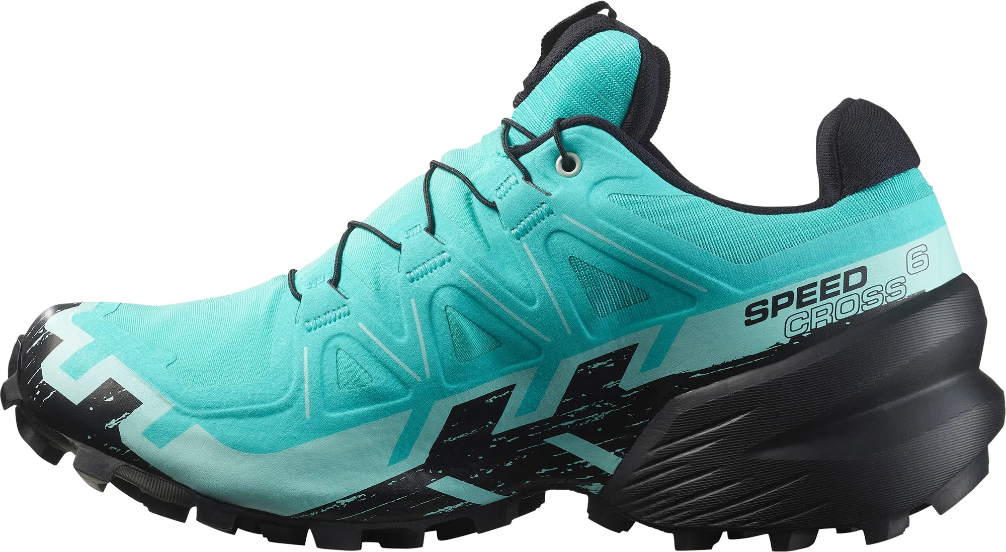 Salomon Speedcross 6 GORE-TEX Womens Trail Running Shoes - Blue Trail Running Breathable Material