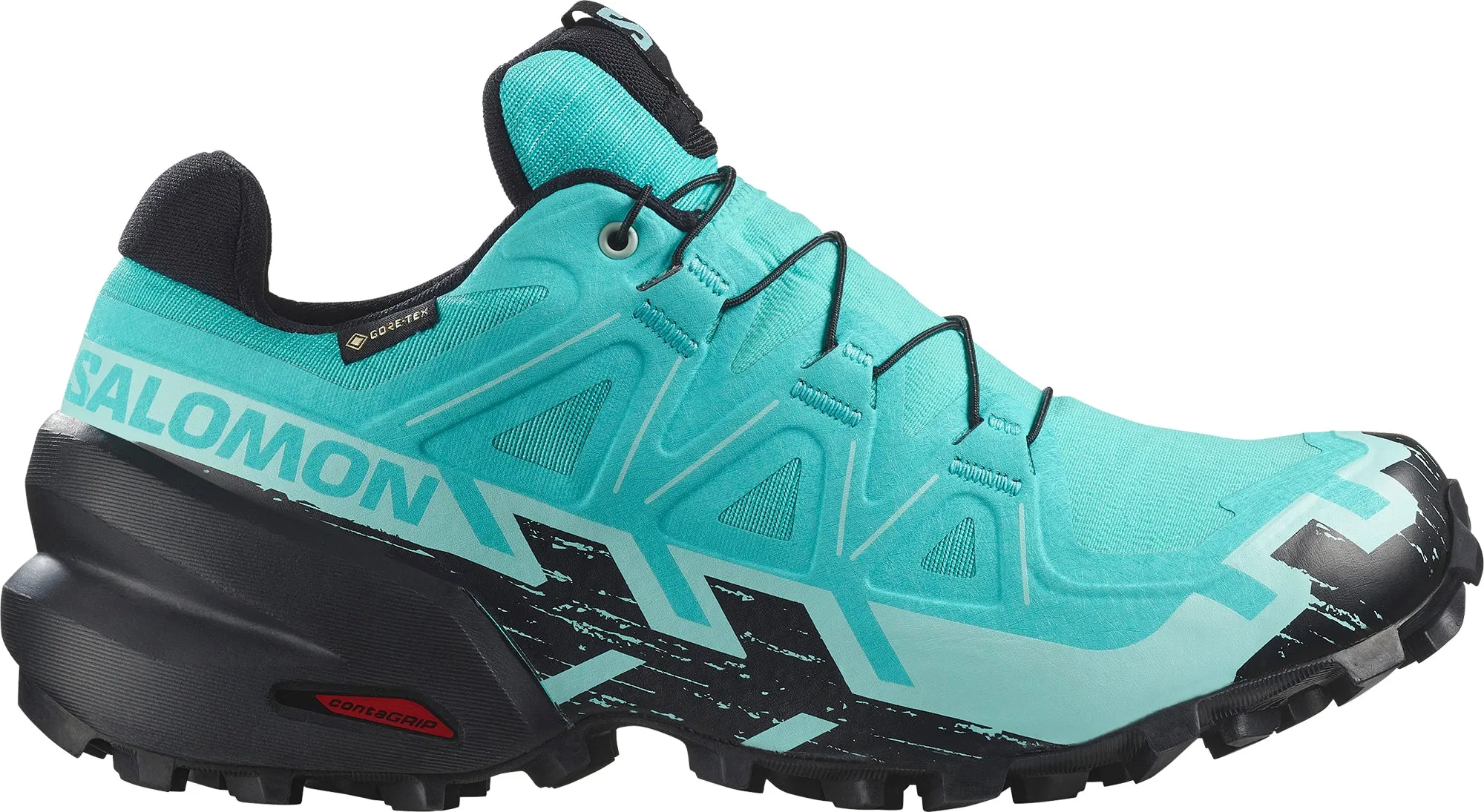 Salomon Speedcross 6 GORE-TEX Womens Trail Running Shoes - Blue Neutral design makes them adaptable to any training need