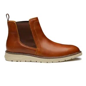 Walk Style Shoes Easy to Wear STEEL TOE CHELSEA BOOT BECKS AMBER