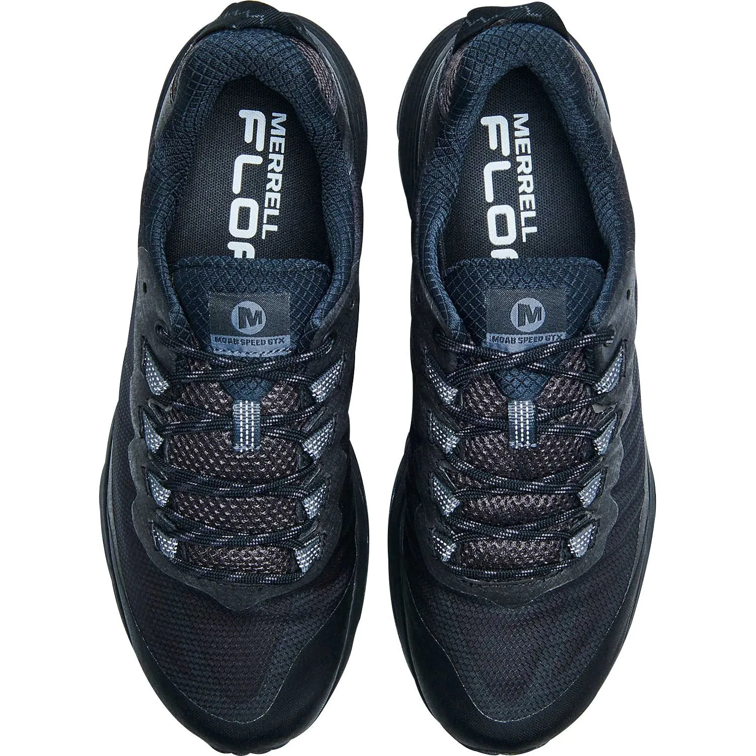 Cushioned Quick Hike Merrell Moab Speed GORE-TEX Mens Walking Shoes - Black