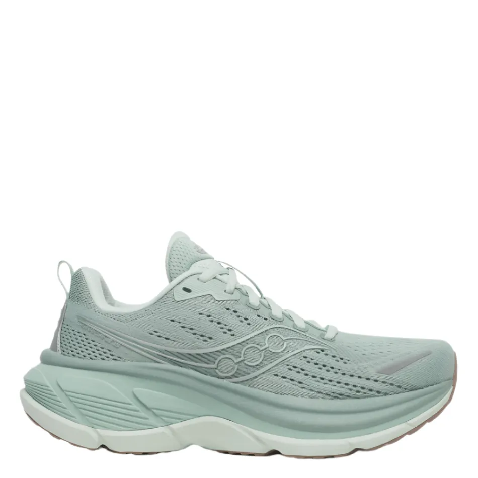 Saucony Women's Hurricane 25 Running Shoes in Iceberg/Aloe AW25 running for a healthy lifestyle senior shoes