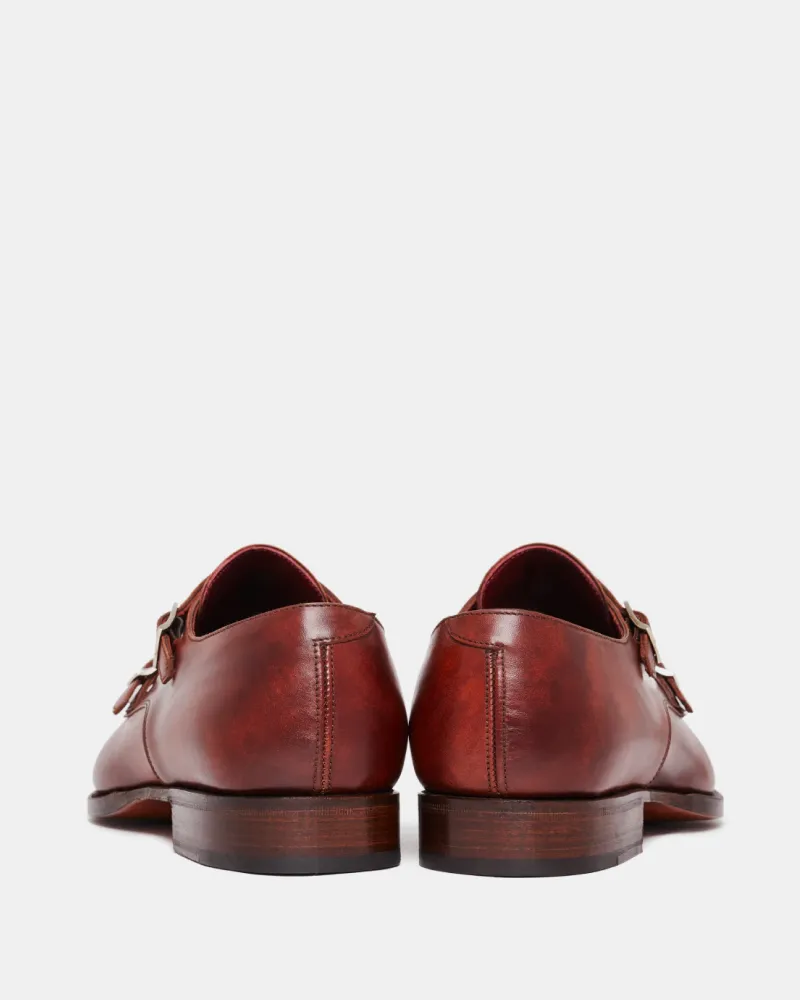 Museum Cognac Double Monk Strap Dress Shoe Fit Perfect