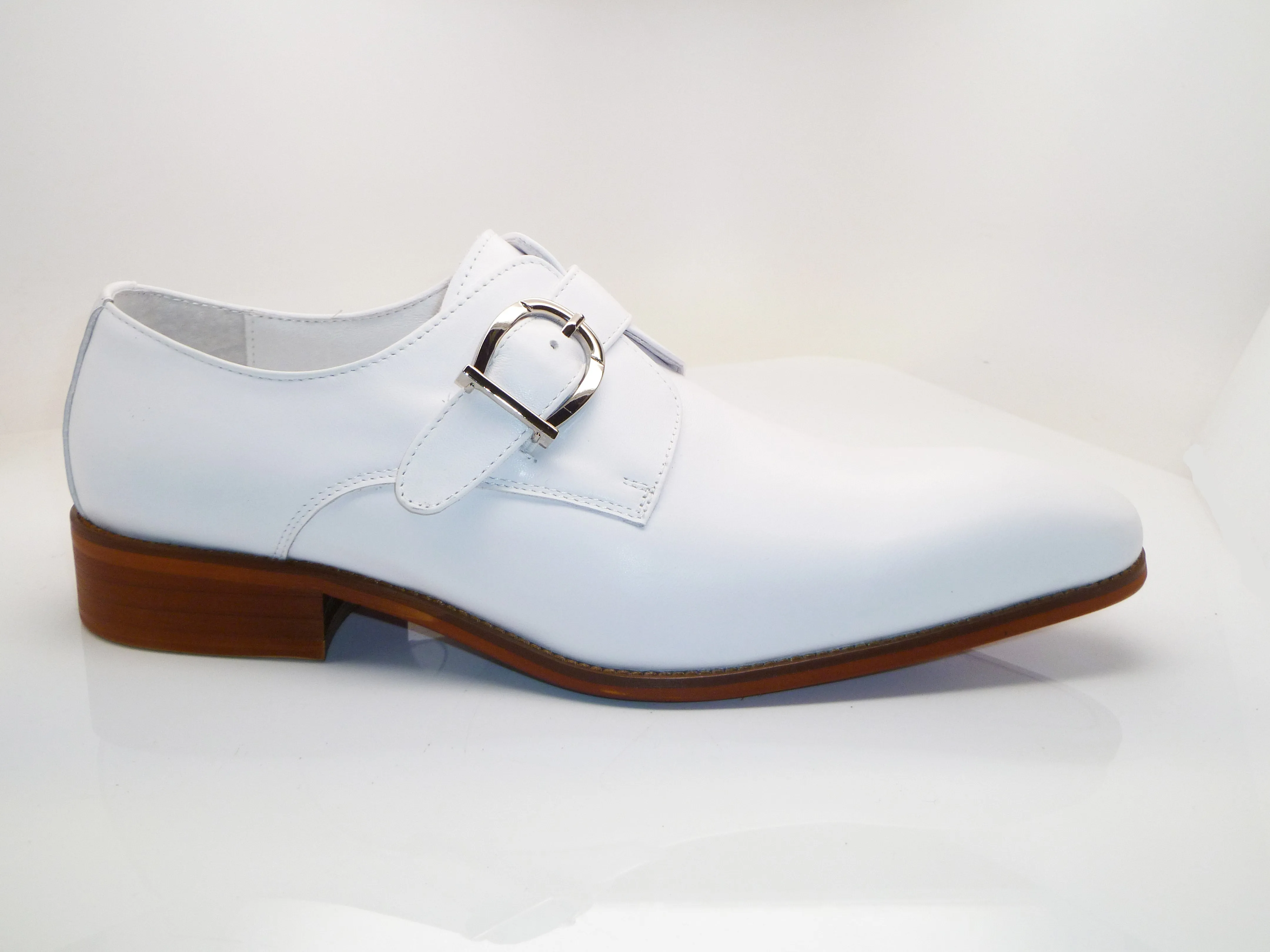 Special Shade Stage Shade Calfskin Monkstrap White
