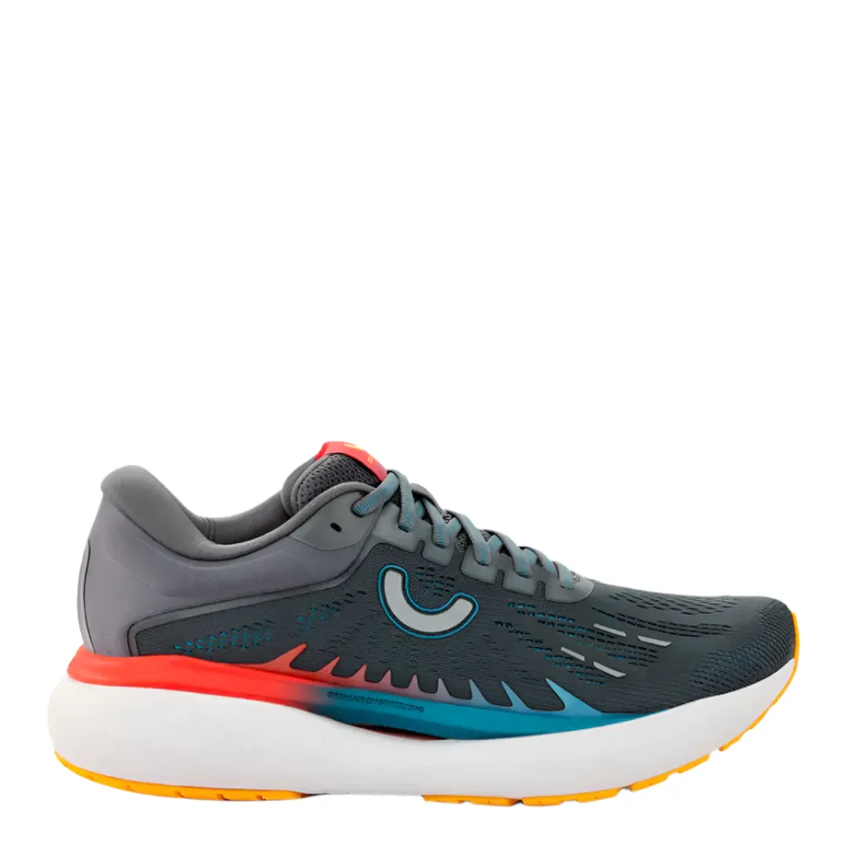 outdoor - style shoes running in a canyon area shoes Truemotion Men's U-TECH Aion 3 Running Shoes in Castlerock/Orange.com/Tahitian Tide AW25
