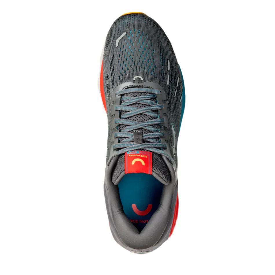 male athlete shoes heat - resistant - design shoes Truemotion Men's U-TECH Aion 3 Running Shoes in Castlerock/Orange.com/Tahitian Tide AW25
