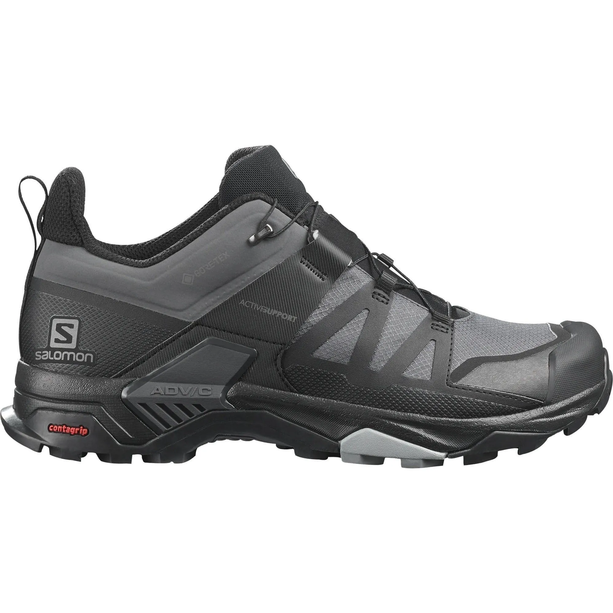 All Season Boots Water Barrier Salomon X Ultra 4 GORE-TEX Mens Walking Shoes - Black