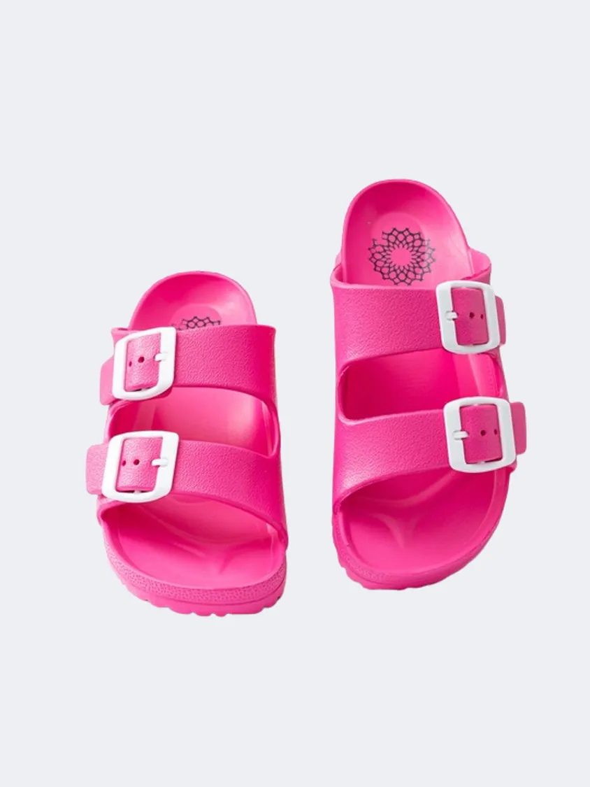 Ateneo Ps-Girls Beach Slippers Fuschia Comfortable Wear Shock Absorbing