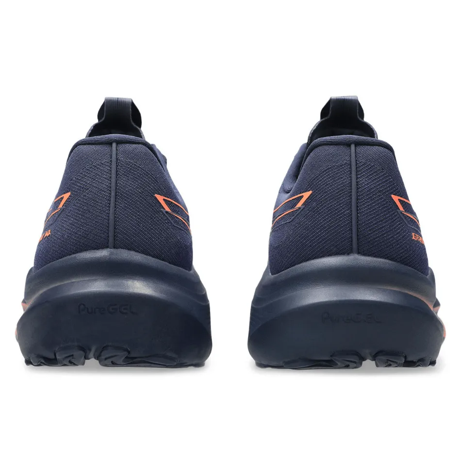 oval - design shoes ASICS Men's GT-2000 v14 Running Shoes in Midnight/Vivid Coral AW25