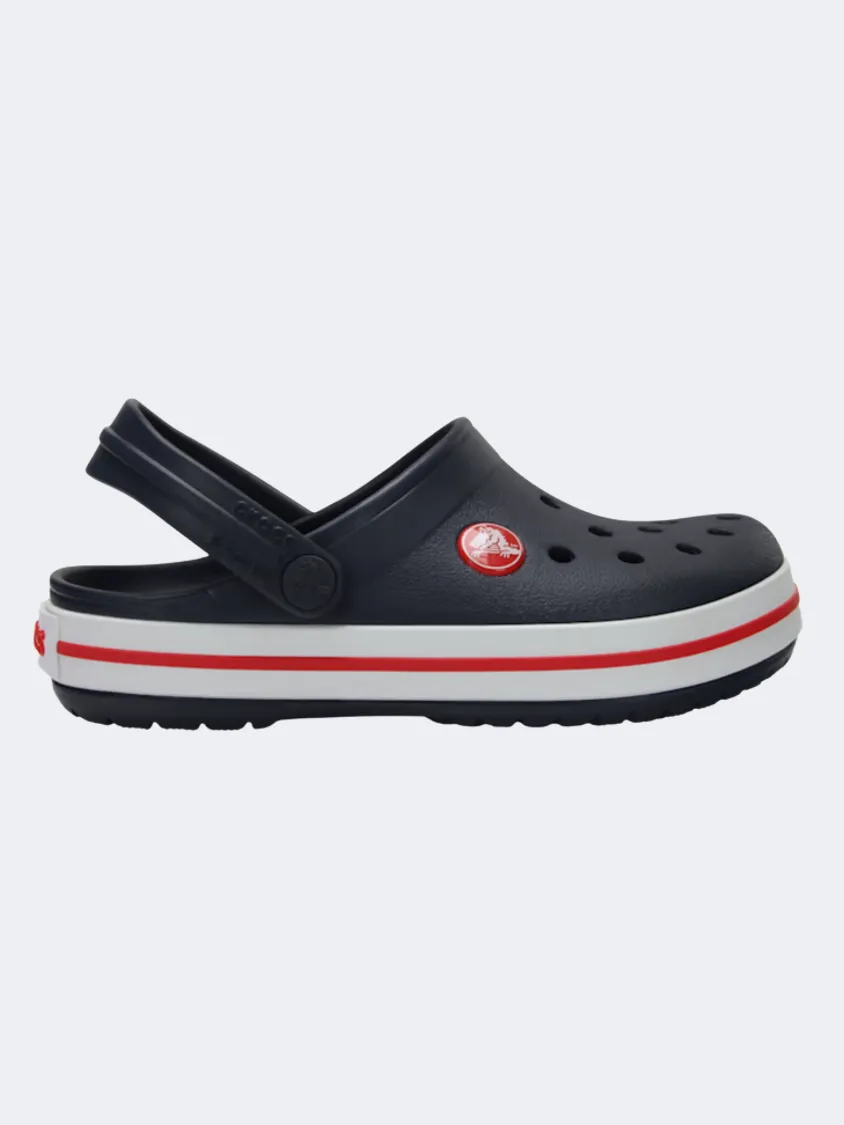 Crocs Crocband? Clog Infant-Boys Lifestyle Slippers Navy/Red Skin Soft Soft Land