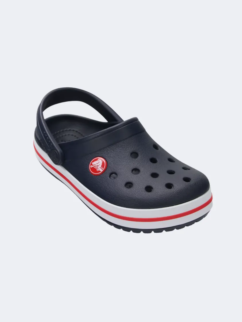 Couple Pair Wind Chill Crocs Crocband? Clog Infant-Boys Lifestyle Slippers Navy/Red