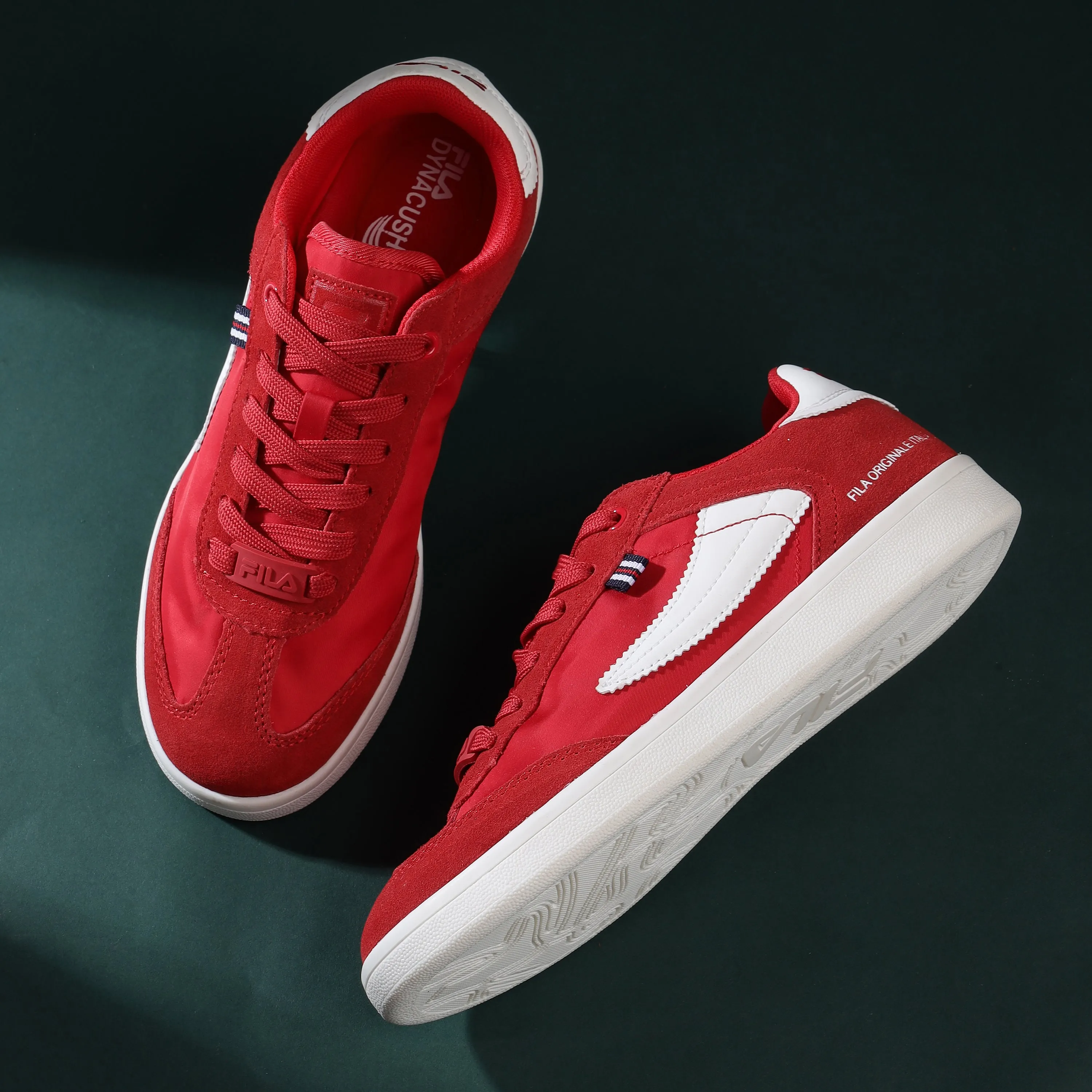 Fila MEN RED ASHER TEXTILE Shoes City Run Swim Ready