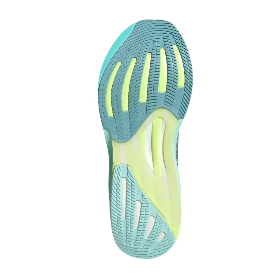 Adidas Women's Supernova Rise 2 Running Shoes in Grey/Magic Grey Met/Flash Aqua AW25 cushioning technology Sunny - day running