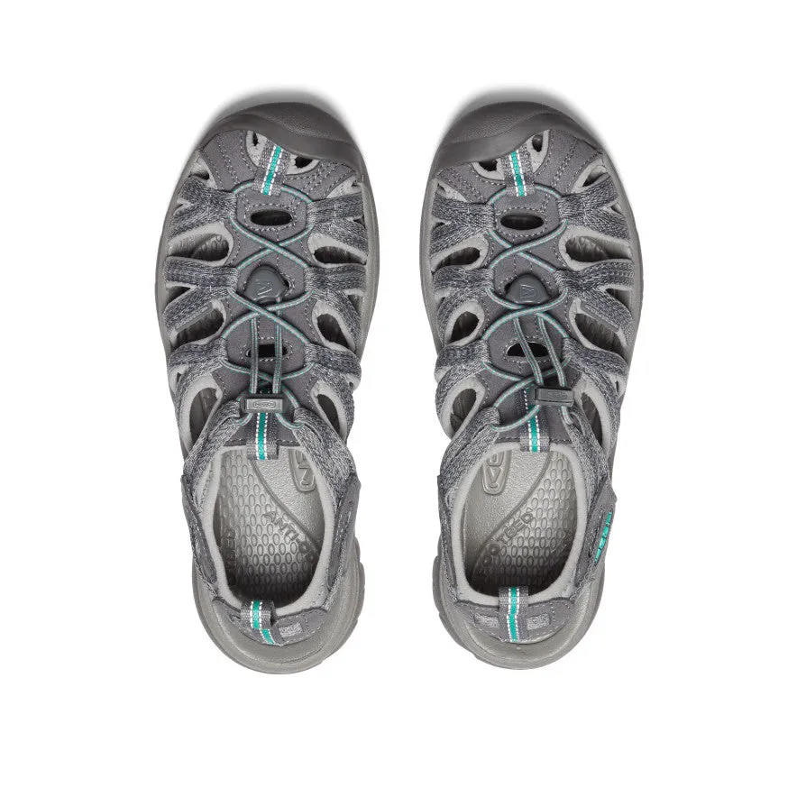 Lightweight Build Women's Whisper  |  Medium Grey/Peacock Green